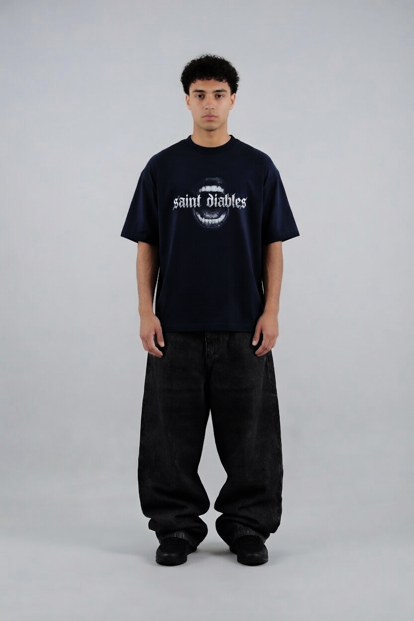 Dark Blue Mouth Tee