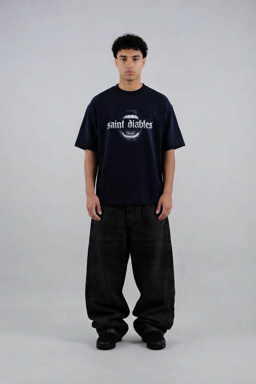 Dark Blue Mouth Tee