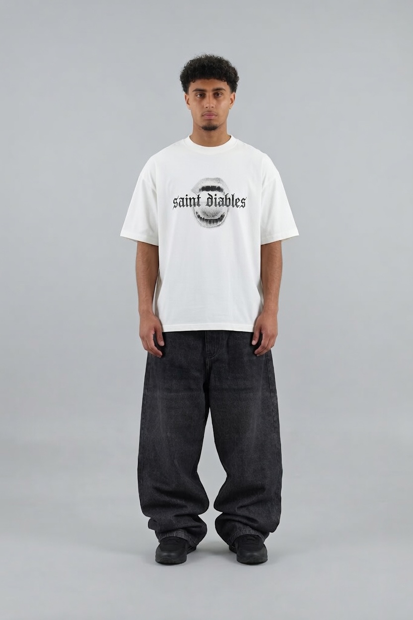 White Mouth Tee