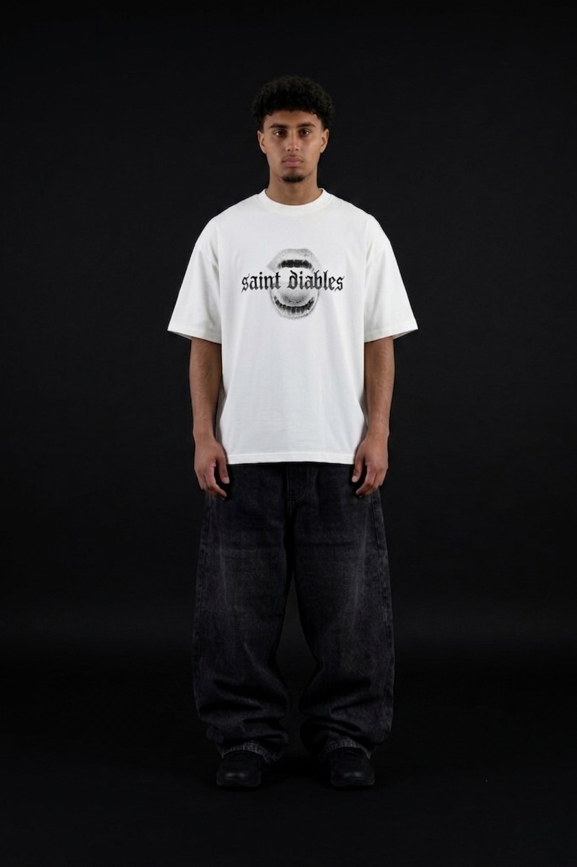 White Mouth Tee