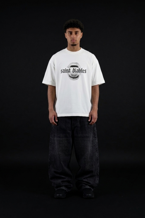 White Mouth Tee