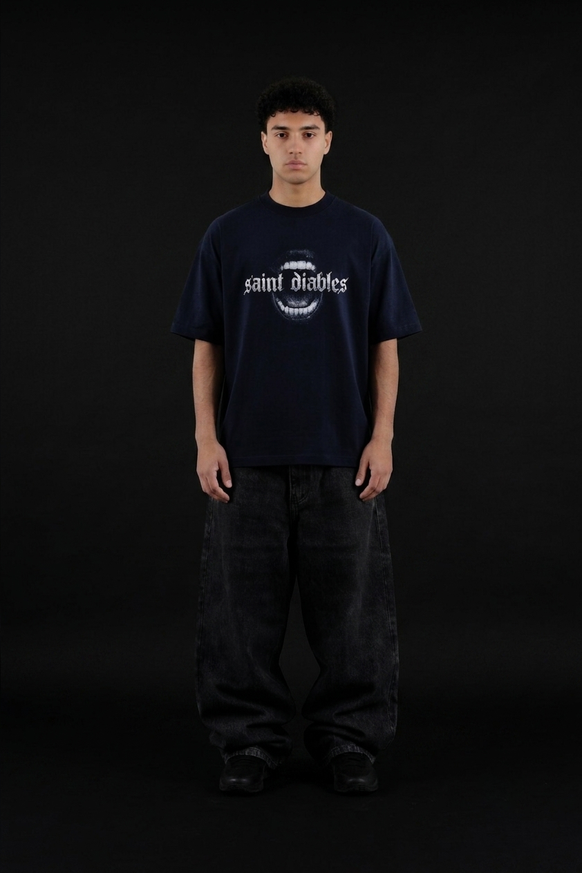 Dark Blue Mouth Tee